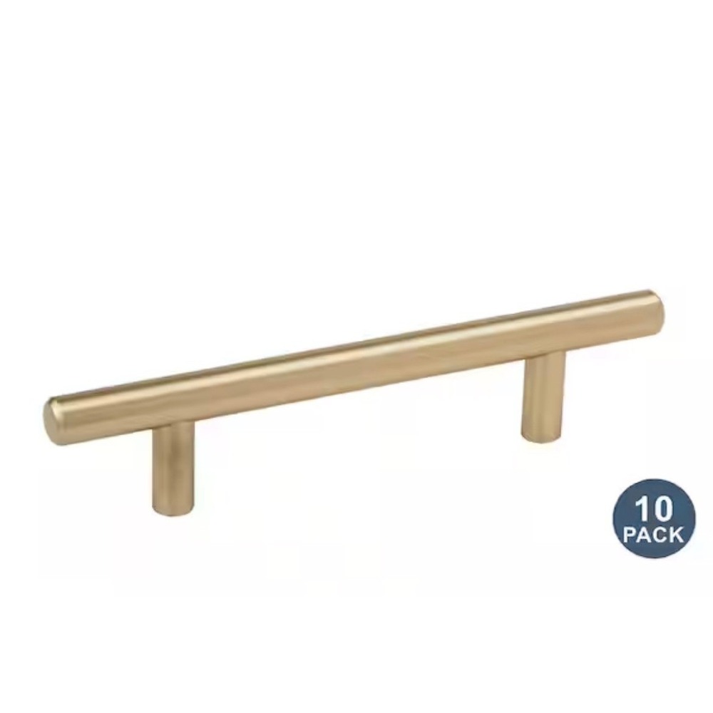 Amerock BP40515BBZ 3in Golden Champagne Bar Cabinet Pulls 10 Pack